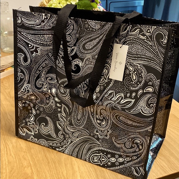 Vera Bradley Market Tote Stellar Paisley - Picture 1 of 6